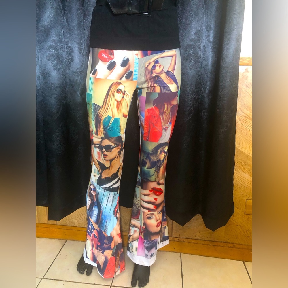 Ladies flare spandex 👖 pants